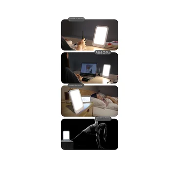 LED Daylight Lamp KURB Valguse Lamp Depressiooni Vastu Taimer Touch Control / Office,USA Pistik