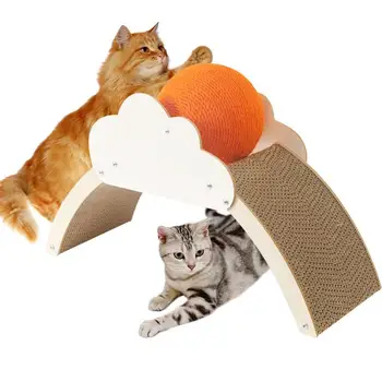 Kass Scratch Juhatuse Kass Scratch Mänguasi Kassipoeg Mänguasi Nullist Silla kulumiskindel Pet Toy Ball Scratcher Pilv kaarsild Eest Kutsikas