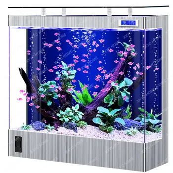 Uued Ökoloogilised Muuta Vee Super Valge Klaas Väike-ja Keskmise Suurusega Majapidamises Kerge Luksus Kaladele Maailma Akvaariumi kalade akvaarium