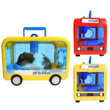 Väike Lemmiklooma Pesa Hamster Campus Bussi Kaasaskantav Take-Away Puuri Hamstri Puuri Kantavate Transpordi-Seade Väikeste Loomade Villa Elupaik