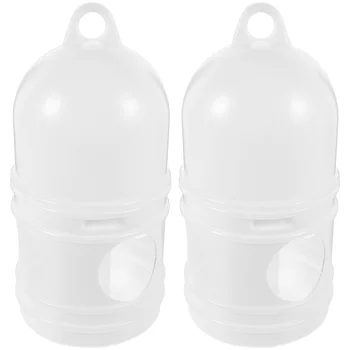 2 Tk Tuvi Joomine Purskkaev Plastikust Mantel Hangersss Lindude Vee Tassi Söötmine Kauss Plastikust Pudel