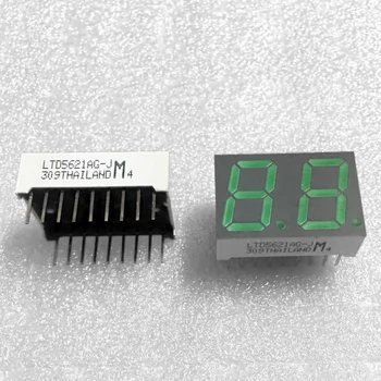 5tk LTD5621AG OÜ-5621AG on 0,56 Tolline Roheline 7 Segmendiga LED-Kaks Ekraan Digitaalse Toru Ühise Anoodi 18 Pin-koodi