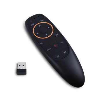 G10S Õhu Hiirt, Hääl puldiga 2.4 G USB Vastuvõtja Android TV BOX PC Gyro Kaugseire Mini Wireless Smart Remote