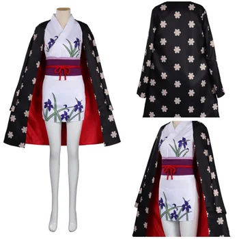 Cos Kostüüm Robin Kimono Halloween kahemõõtmeline Anime Nico Robin Cosplay Kostüüm Cosplay Kostüüm Varustus Karneval Ülikond