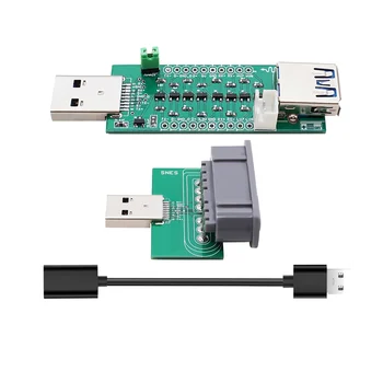 USB 3.0 SNAC Adapter+SNES jaoks Mister Mäng Töötleja Conveter jaoks DE10Nano MiSTer FPGA Mister IO Juhatus