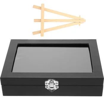 Laua vitriin Selge, Sõle Kogumise Kasti Medal Pääsme Display Case Multi-use Pin-koodi Hoidmine Omanikule Statiiv