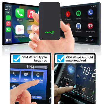 Auto Navigation Kasti Bluetooth-ühilduva Intelligentne Sõiduki Moodul Auto Pistik Seadme Juhtmega Carplay Android Auto