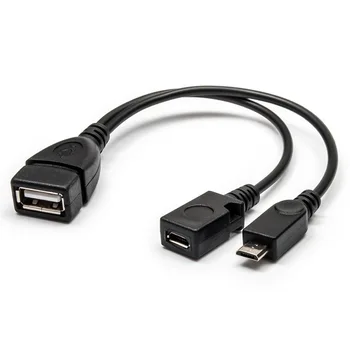 Micro-USB-USB 2.0 OTG Adapter Kaabel Micro USB Power TV Tahvelarvuti Nutitelefoni 19cm