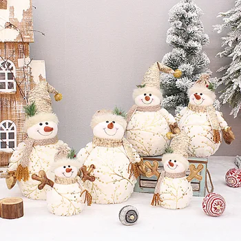 60/26cm Suur Suurus Jõulud Nukud Kaunistamine Snowman Mannekeeni Jõulud Puu Lühike Palus Printe Santa Claus Kaunistused Figuriin