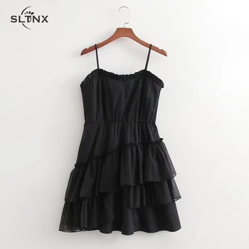 SLTNX Mood 2023 Suvel Mini-Kleidid Naistele Stiilne Segast-Line Vabaaja Lühike Kleit Naine Tõsta Backless Seksikas Uued Kleidid