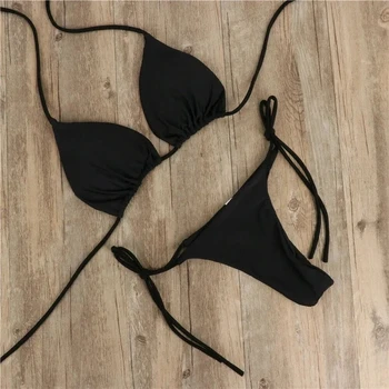 Suvel Ujumistrikoo Naiste Sexy Bikini Set Polsterdatud Rinnahoidja Thong Kaks Tükki Supelrõivad Beachwear trikoo naine seksikas ujumistrikood