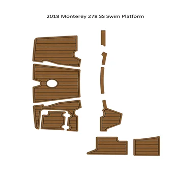 2018 Monterey 278 LK Ujuda Platvorm Samm Pad Paat EVA Vaht Teak Tekk Põranda Matt