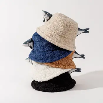 Soe Fishmen Palus Müts Naiste Vabaaja Tahke Kopp Mütsid Loominguline Armas Loom 3D Kala Slouchy Basseini ühise Põllumajanduspoliitika aasta Sügisest Talve