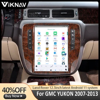 12.1 tolline Android Auto Multimeedia mängija GMC YUKON 2007-2013 HD LCD Puutetundlik Vertikaalne Ekraani Auto Stereo-GPS Navigeerimine