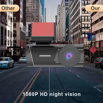 Kriips Cam HD 1080P Auto Andmeid Diktofoni Öise Nägemise 120 Kraadi vaatenurk WIFI Loop Salvestamine Liikumise Tuvastamise APP Seostada