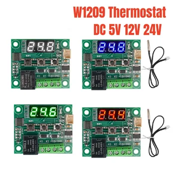 W1209 DC 5V 12V 24V-Heat Cool Temp Termostaat Temperatuuri Kontroll-Lüliti Töötleja Termomeeter Thermo NTC Andur