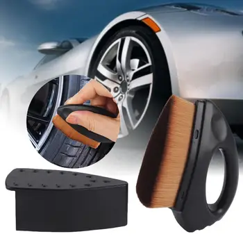 Tire Shine Harja Microfiber Harjased Lihtne Käepide puhastushari Auto Üksikasjalikult Rehvi Kaste