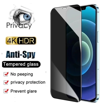 Täielikult Katta Privacy Screen Protector For iPhone 14 13 Pro MAX Anti spy Karastatud Klaas iPhone 12 11 Pro 7 8Plus Kaitsta Film