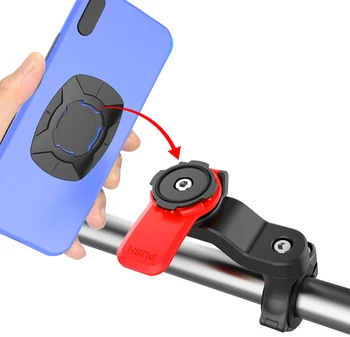 Kaasaskantav Bicycle Telefon Hoidja iPhone 13 12 11 Pro 7 8 X-XR, XS Mootorratta Telefoni Omanik 360 Kraadi Spin Bicycle Telefon Hoidja