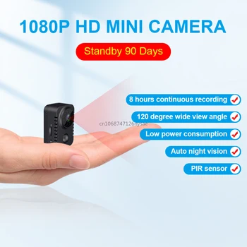 Mini Kaamera Smart Home Security Kaitse HD Kaardi Sisestamise Kaamera lainurk-Infrapuna Kaamera Liikumise Kaamera Diktofon PIR Kaamera
