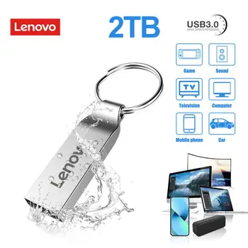 Lenovo 2TB USB Flash Drive 1 TB Pen Sõita USB3.0 Liides Pendrive Storage Device Veekindel U Ketaste Jaoks Ps4 Nintendo Lüliti