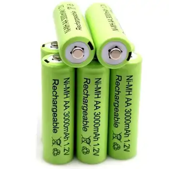 4 ~ 20 TK 1.2 V 3000 MAh NI MH AA Pre-cargado Bateras Recargables NI-MH Recargable AA Batera Para Juguetes Micrfono De La Cmara