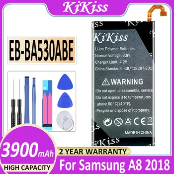 Algne KiKiss Aku 3900mAh EB-BA530ABE Samsung Galaxy A8 2018 A530 SM-A530F SM-A530N A530N Bateria