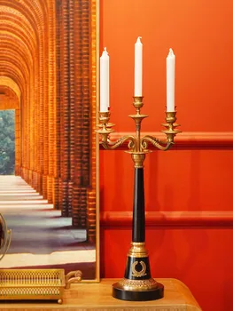 Messing Euroopa laualühtreid Viis head küünlajalg villa mudel toas küünal omanik kaunistused