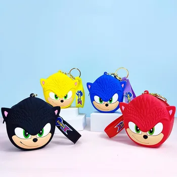 Cartoon võtmehoidja Sonic The Hedgehog Fashion Loominguline Kõrge väärtusega Mäng Ümbritseva Paar Õpilased Armas Mündi Rahakott Sünnipäeva Kingitus