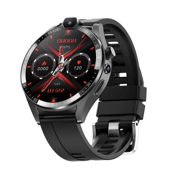 Smart Watch Meeste 4gb 64gb GPS 1.43 Tolline HD-Ekraan, Dual Kaamera, SIM-Kaardi Veekindel Smart Vaadata
