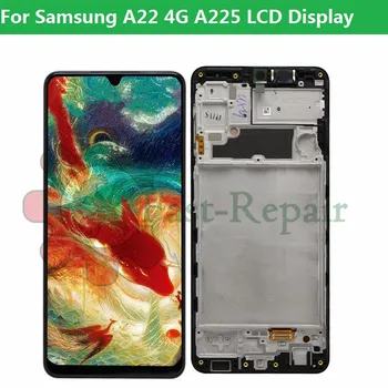Originaal Samsung Galaxy A22 4G A225 A225F SM-A225F SM-A225F/DS LCD ekraan Puutetundlik Digitizer Samsung A22 Ekraan