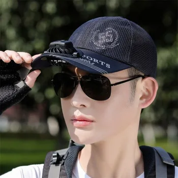 Müts Fänn Täiskasvanud Laadimine USB Meeste Kalapüük Müts Päike Müts Naiste Suvel Väljas Päike (Sun Protection Müts