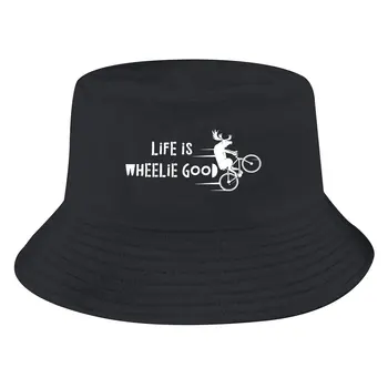MTB Kopp Müts Elu on Wheelie Hea Meeste -, Naiste-Kaluri ühise Põllumajanduspoliitika Hip-Hop Rand, Päike Kalapüügi Mütsid