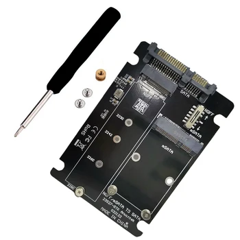 MSATA/M. 2 NGFF SATA III Kõvaketta Adapter Kaardi B Key/B+M Võti Expansion Card Adapter 2230/2242/2260/2280 M. 2 NGFF SATA SSD
