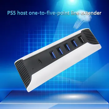 USB Hub USB2.0 Splitter Expander kiire Adapter 1 kuni 5 Multi-Porte PS5