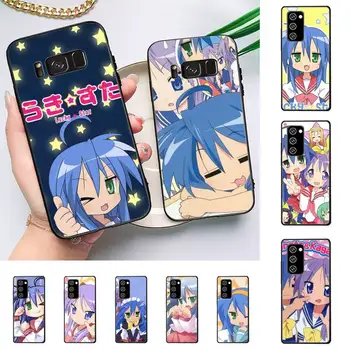 anime Lucky Star Telefoni Puhul Samsungi J 7 pluss 7core J7 neo J6 pluss peaminister J6 J4 J5 Liikuv Kaas