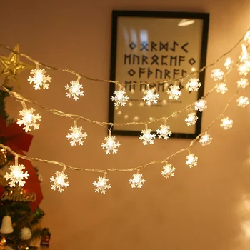 LED lumehelves String Haldjas Kerge Vanik Kodu Jõulud Tuled Pulmad Decor Jõulud Decor Navidad Kodu Poole Teenetemärgi