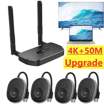 50M Juhtmeta HDMI Video Saatja ja Vastuvõtja Extender Display Adapter Dongle 4K 5G jaoks PS4 PC TV-Monitor, Projektor Stick