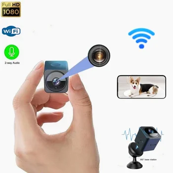 1080P HD Mini WiFi Kaamera Öise Nägemise Multi-kasutaja kaugseire Häire Hiljuti Uuendatud Traadita IP Cam Magnetic Attraction